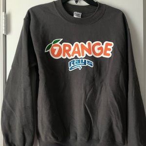 Rays Orange Gray Sweatshirt